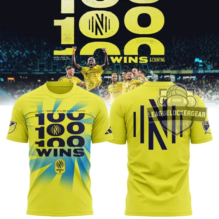 Nashville SC 100 Wins T-Shirt