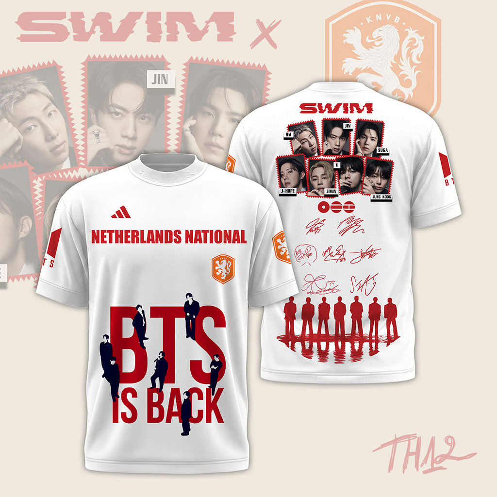 BTS Is Back Netherlands National World Cup 2026 T-Shirt