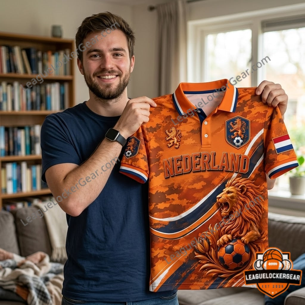 Netherlands National Football Team World Cup 2026 Polo Shirt