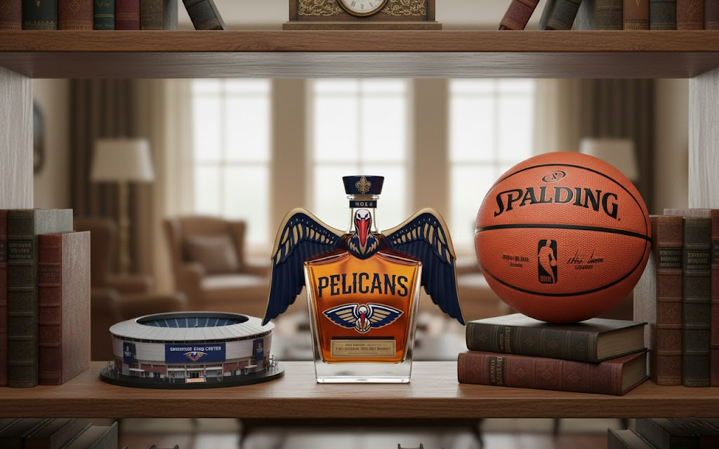 New Orleans Pelicans Whiskey Bottle – “Pels Pride” Collector’s Edition