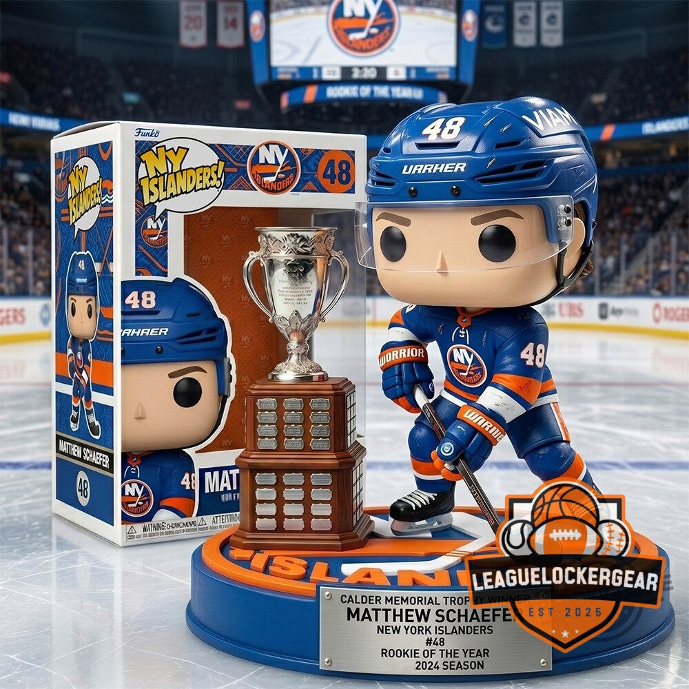 NHL Matthew Schaefer Calder Trophy Winner Edition Funko Pop Figure