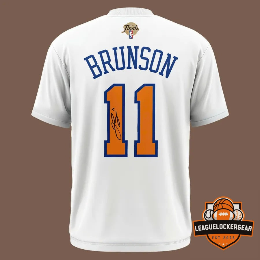 Knicks Jalen Brunson Eastern Conference Finals MVP Signed T-Shirt