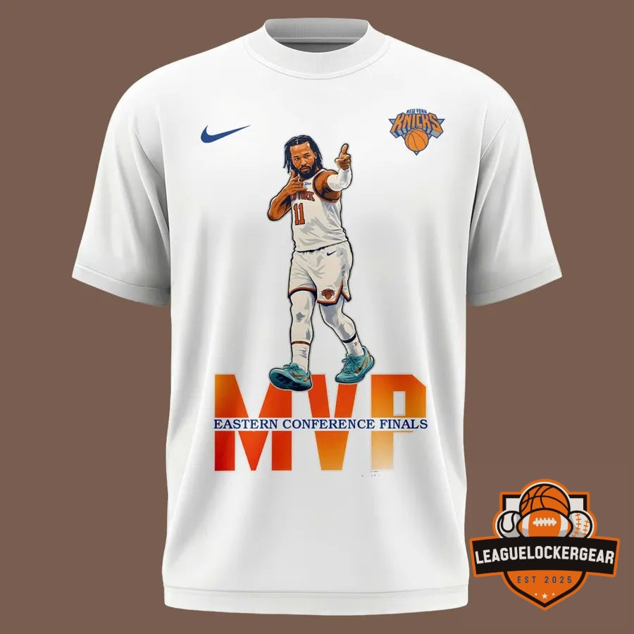 Knicks Jalen Brunson Eastern Conference Finals MVP Signed T-Shirt