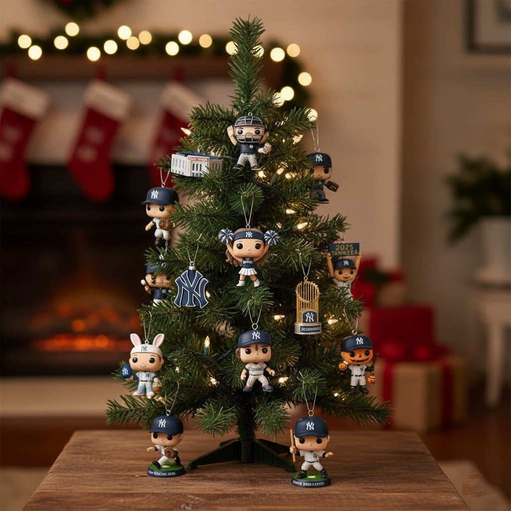 New York Yankees 122nd Anniversary (1903-2025) Mini Figure Advent Calendar – 24-Day MLB Collector’s Holiday Gift