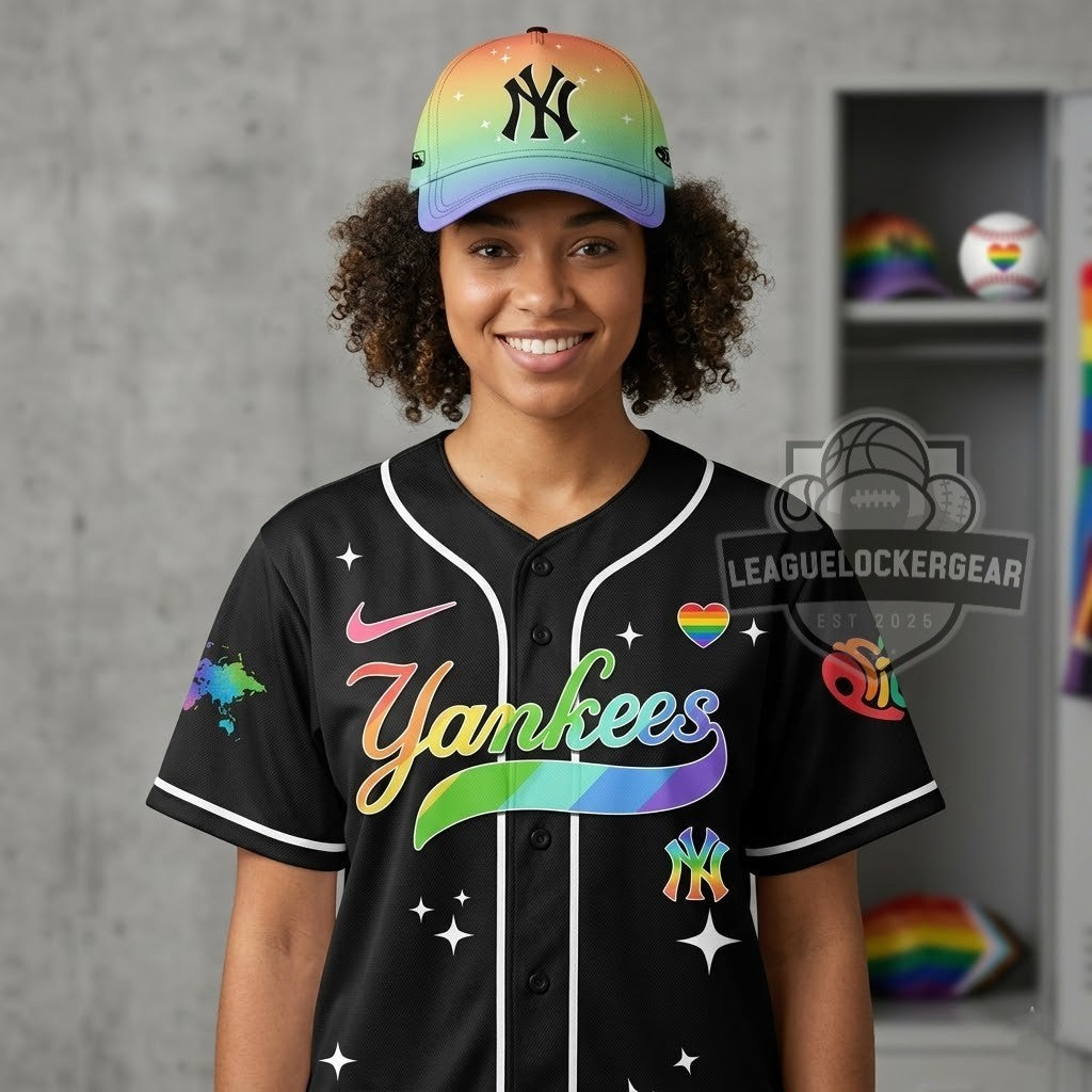 New York Yankees Pride Month Baseball Jersey