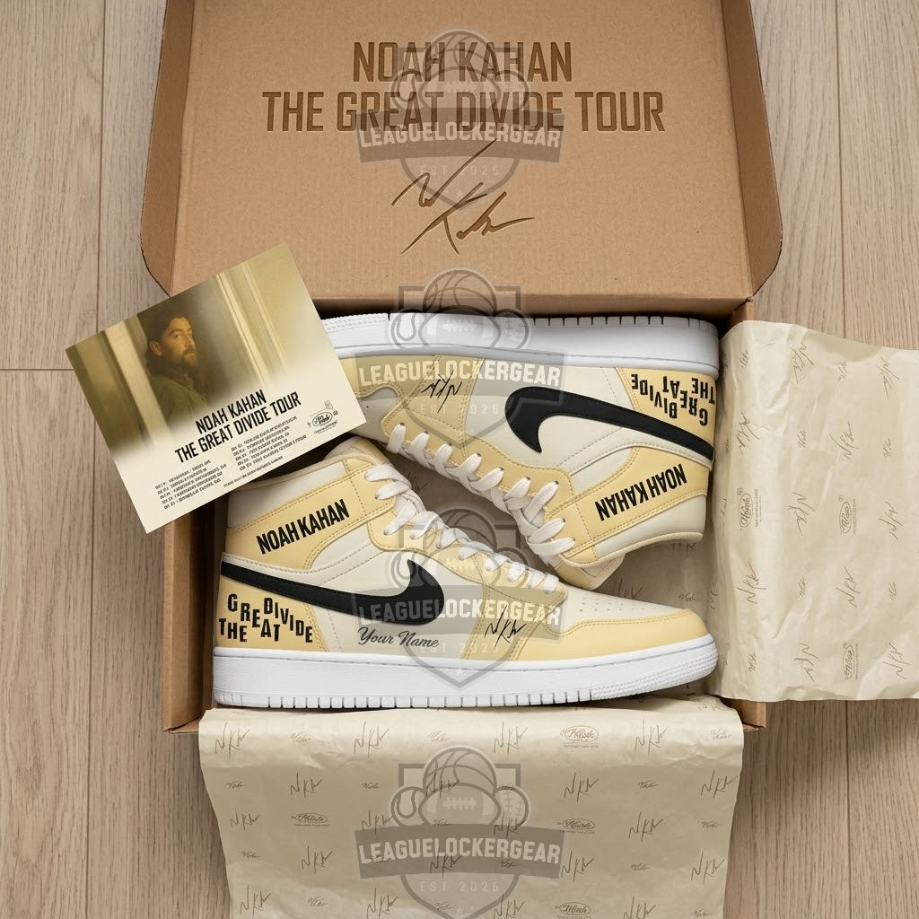 Noah Kahan The Great Divide Tour The Fourth Studio Album High-Top Sneakers