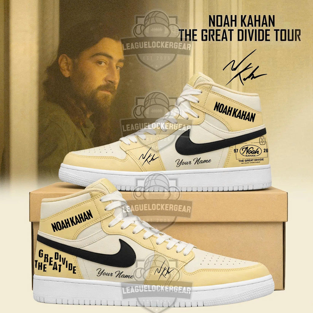 Noah Kahan The Great Divide Tour The Fourth Studio Album High-Top Sneakers