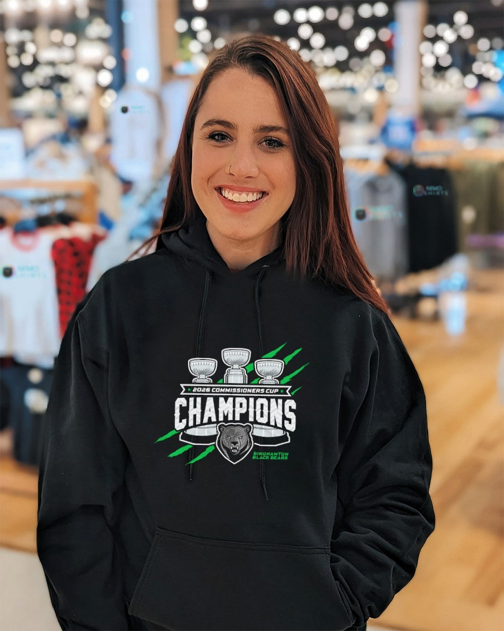 Binghamton Black Bears 2026 Commissioners Cup Champions shirt