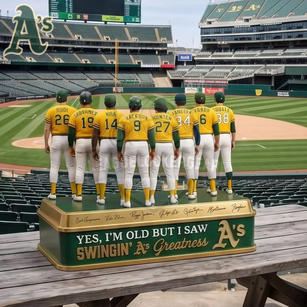 Oakland Athletics Yes I’m Old But I Saw Greatness Acrylic Plaque