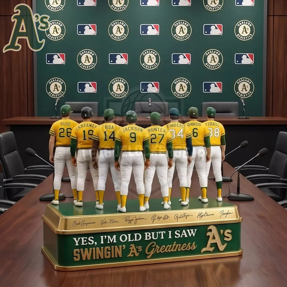 Oakland Athletics Yes I’m Old But I Saw Greatness Acrylic Plaque
