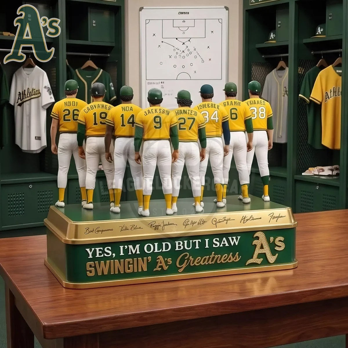 Oakland Athletics Yes I’m Old But I Saw Greatness Acrylic Plaque