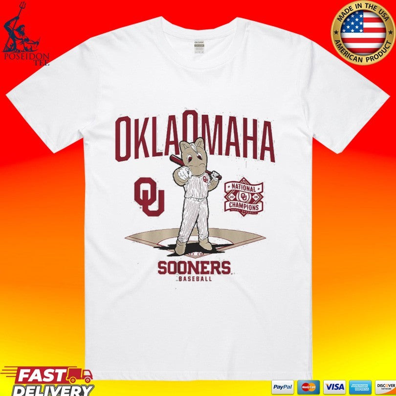 Oklahoma Baseball 2026 Ncaa Champions Diamond T-shirt