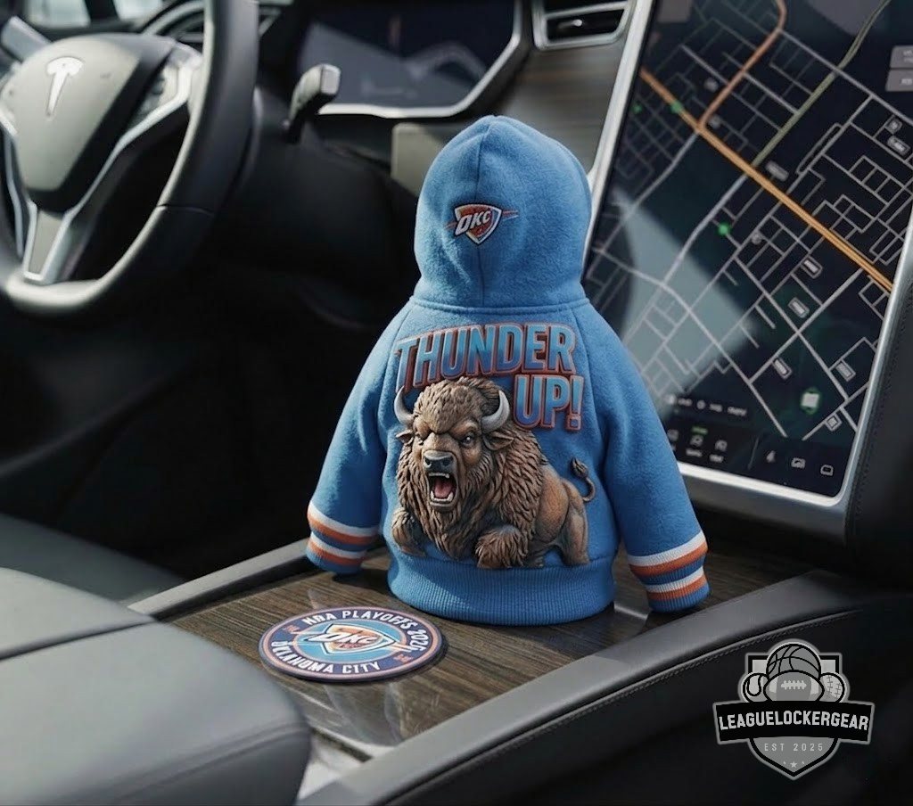 Oklahoma City Thunder NBA Playoffs 2026 Car Gear Shirt Hoodie