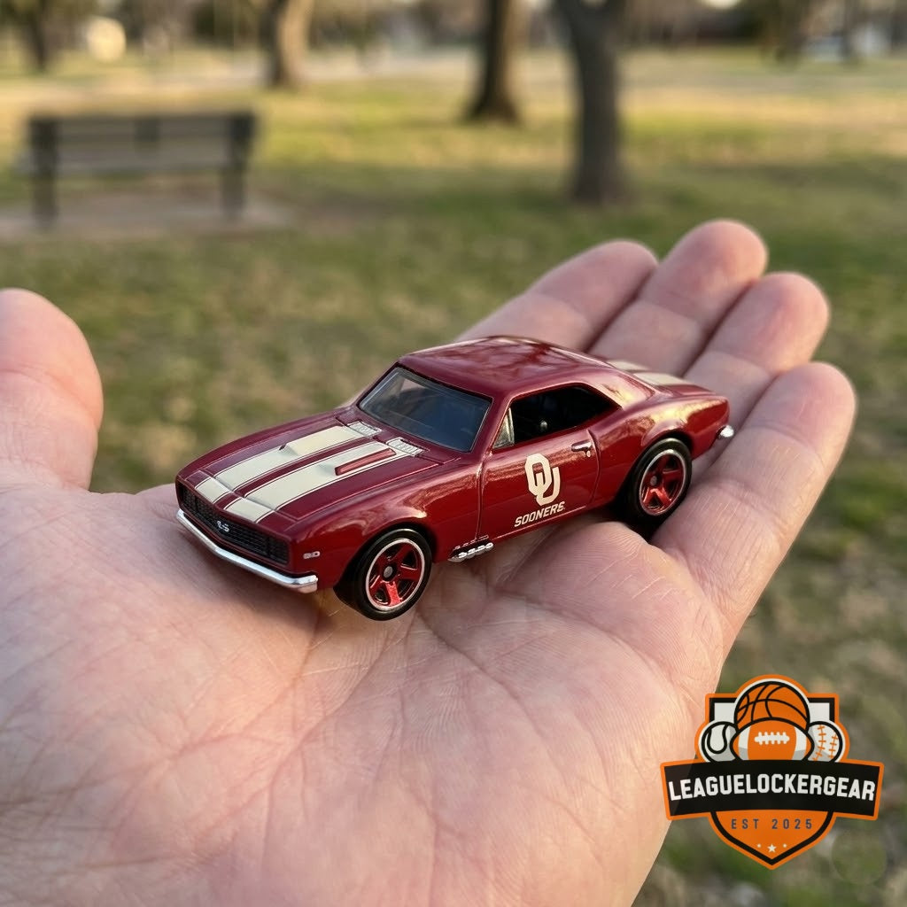 Oklahoma Sooners 131st Anniversary Hot Wheels 1967 Chevrolet Camaro Die-Cast Car