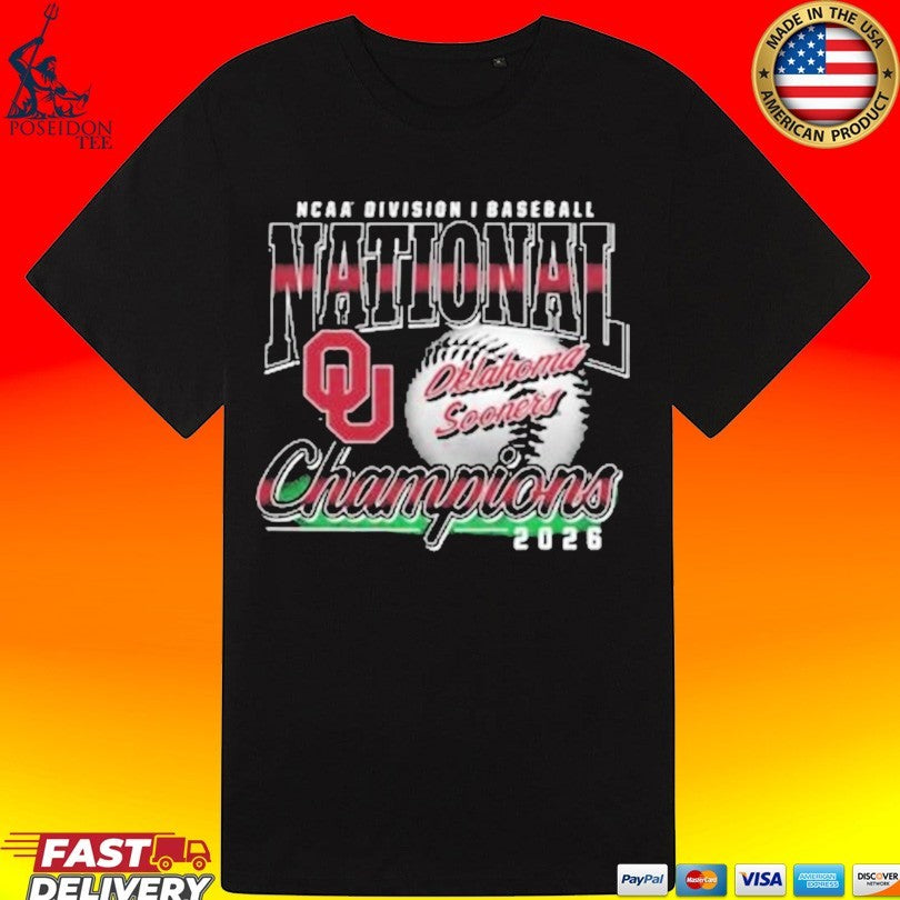 Oklahoma Sooners 2026 World Series Champions T-shirt