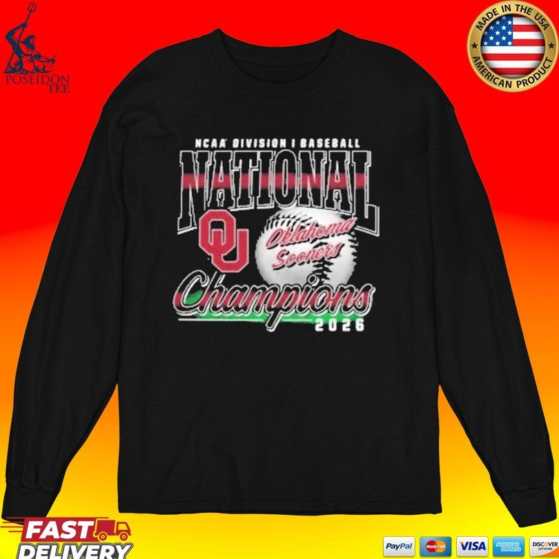 Oklahoma Sooners 2026 World Series Champions T-shirt