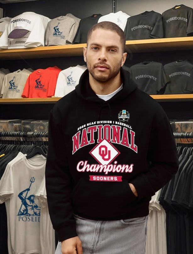 Oklahoma Sooners Champion 2026 Ncaa Baseball Men’s Cws Champions Locker Room