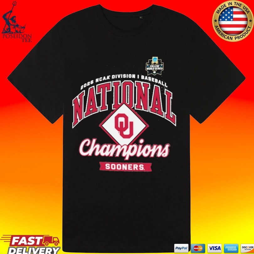 Oklahoma Sooners Champion 2026 Ncaa Baseball Men’s Cws Champions Locker Room