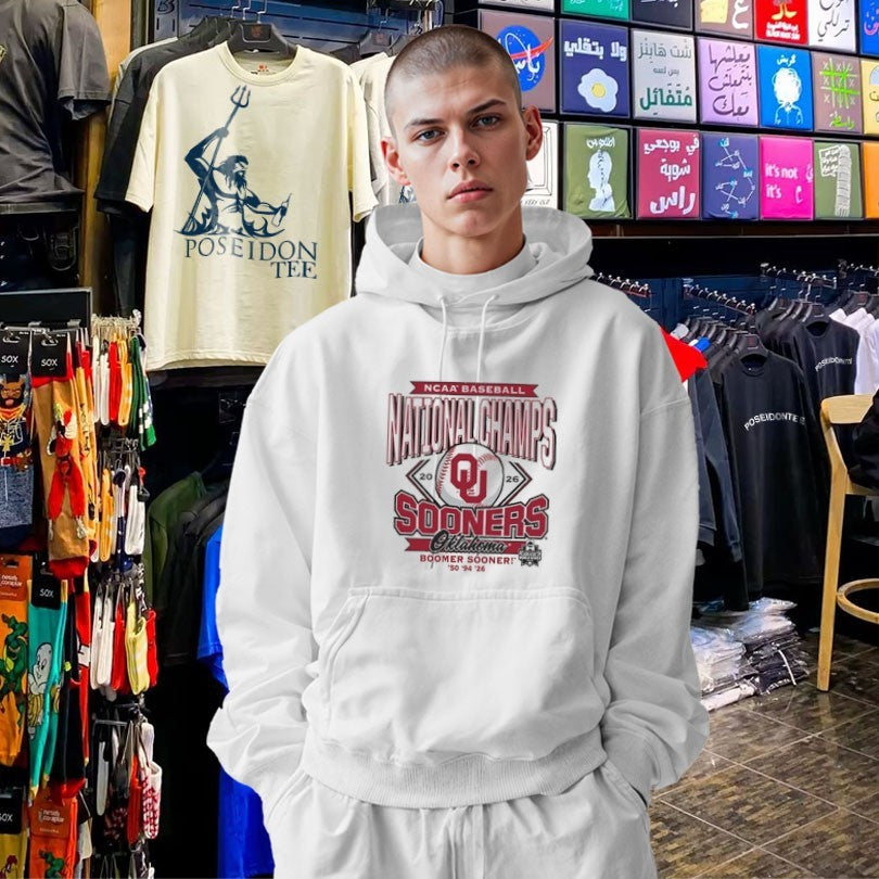 Oklahoma Sooners Natural 2026 College World Series Multi-champions Boomer Sooner T-shirt