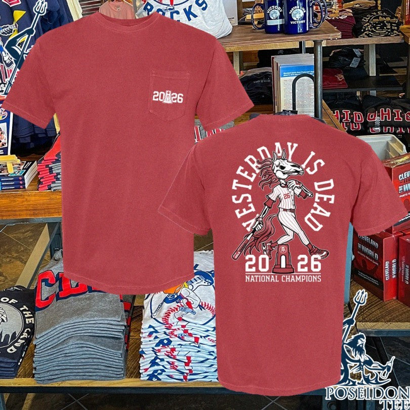 Oklahoma Yesterday Is Dead 2026 National Champions T-shirt