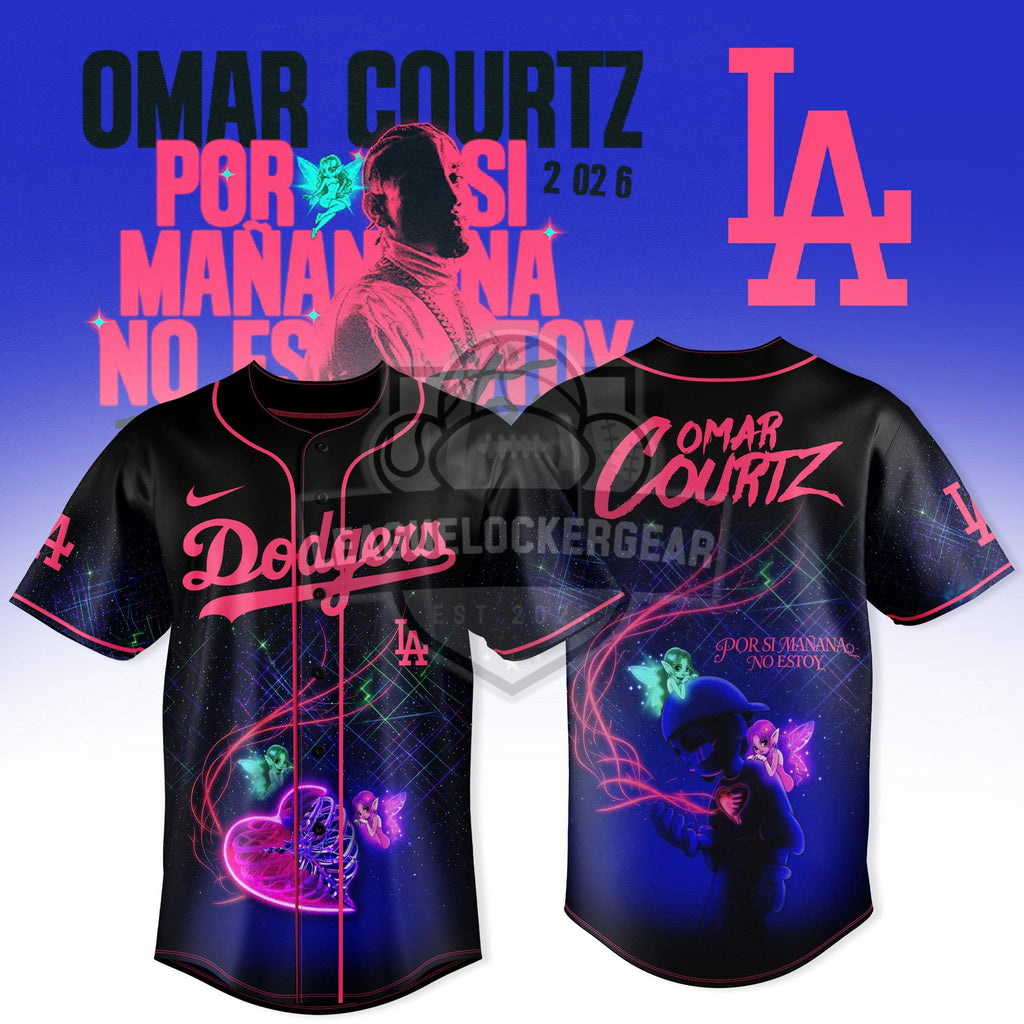 Omar Courtz Por Si Mañana No Estoy Los Angeles Dodgers Baseball Jersey