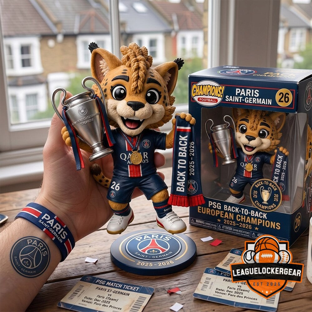 Paris Saint-Germain Back-to-Back European Champion 2025-2026 Figurine
