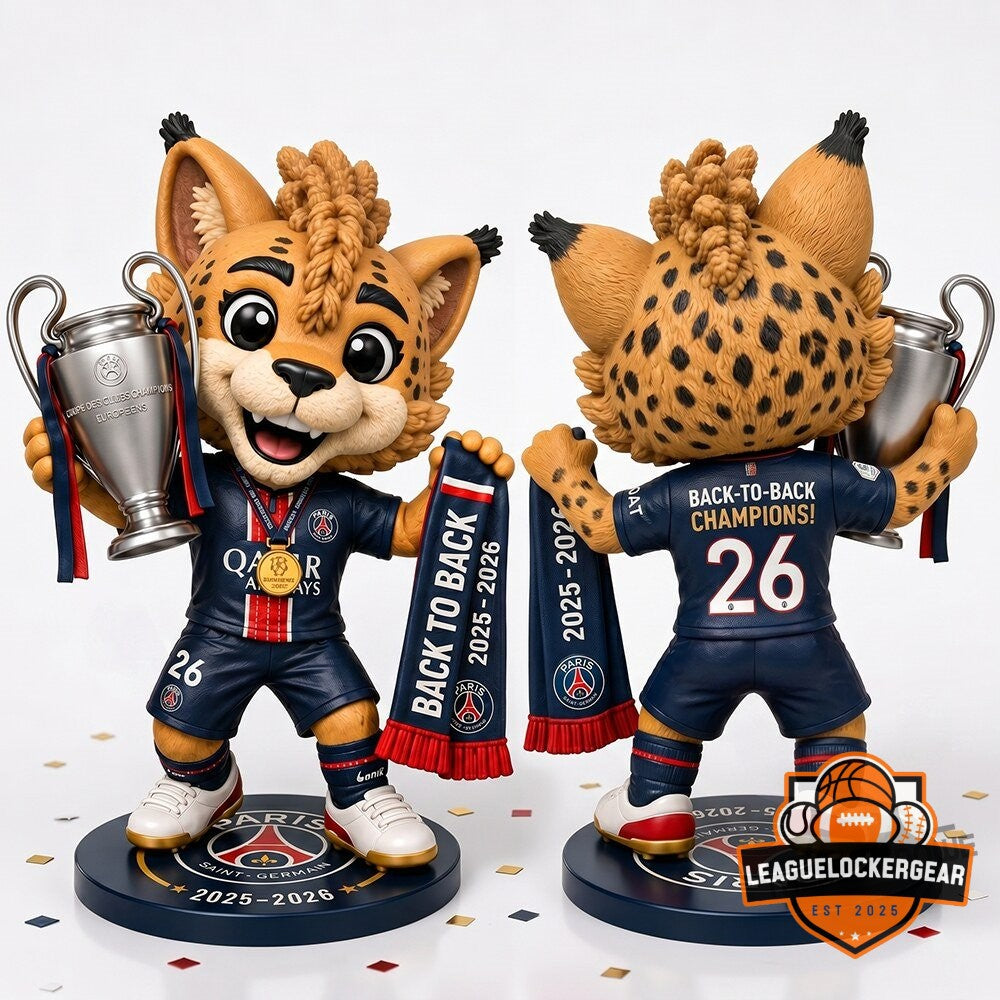 Paris Saint-Germain Back-to-Back European Champion 2025-2026 Figurine