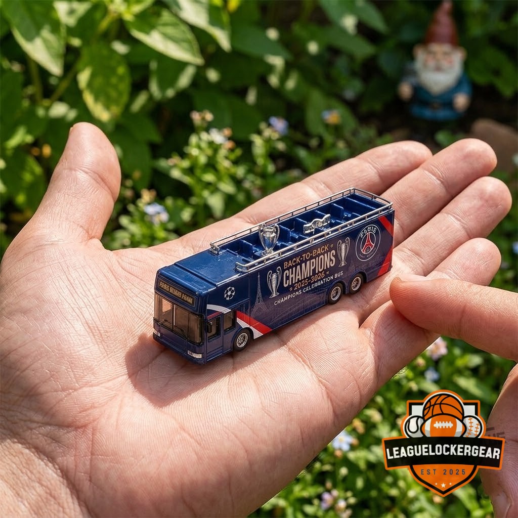 Wheels Paris Saint-Germain Back-to-Back UEFA Champions League Winner Die-Cast Parade Bus