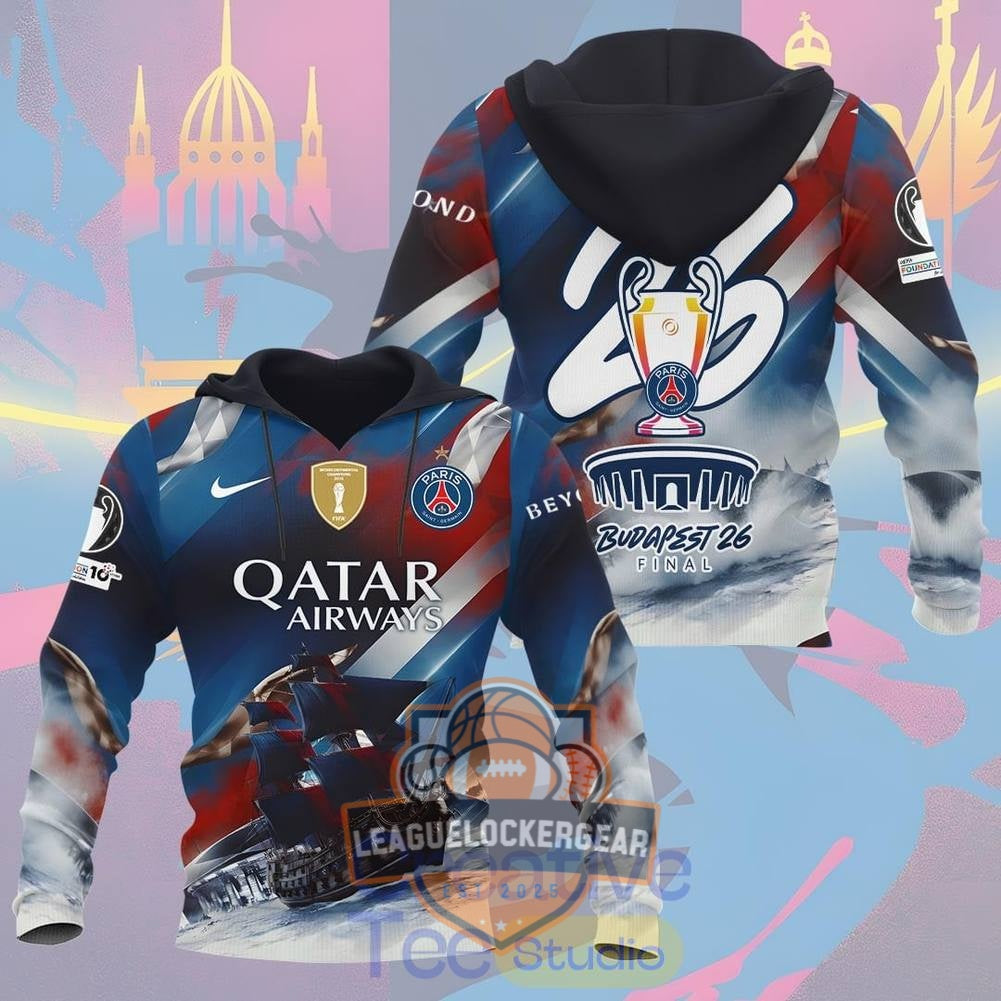 Paris Saint-Germain Champions League Final Budapest 2026 T-Shirt