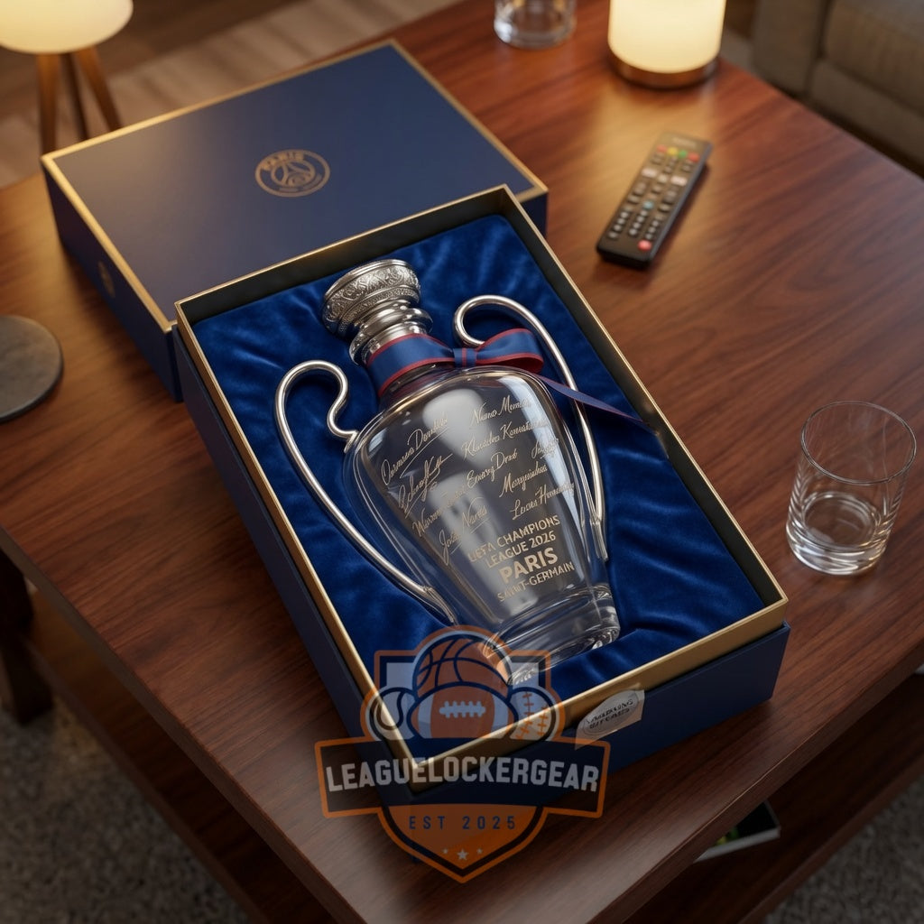 Paris Saint-Germain UEFA Champions League 2026 Whiskey Decanter