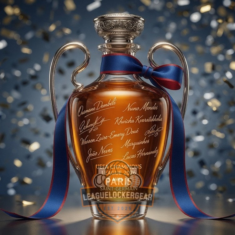 Paris Saint-Germain UEFA Champions League 2026 Whiskey Decanter