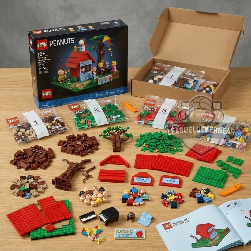 Peanuts 75th Anniversary Diorama Building Block Set