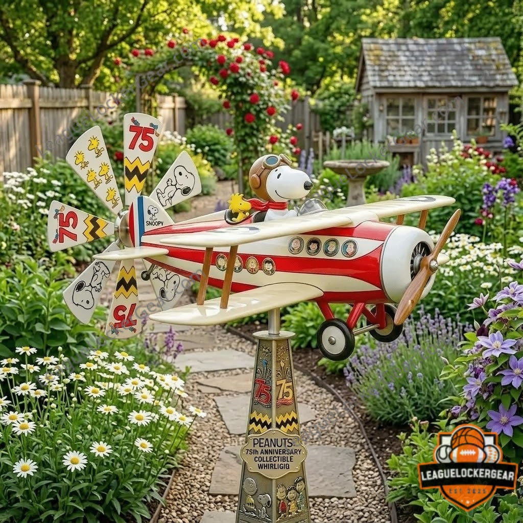 Peanuts 75th Anniversary Garden Wind Spinner