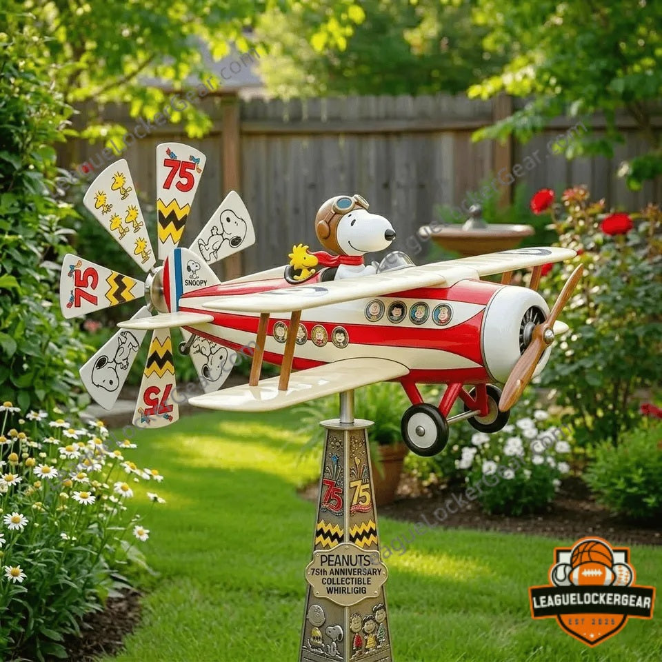 Peanuts 75th Anniversary Garden Wind Spinner