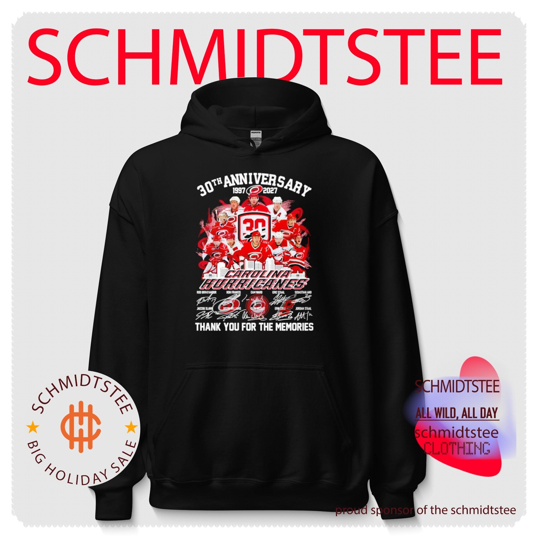 Carolina Hurricanes 20th Anniversary 1997-2027 thank you for the memories shirt