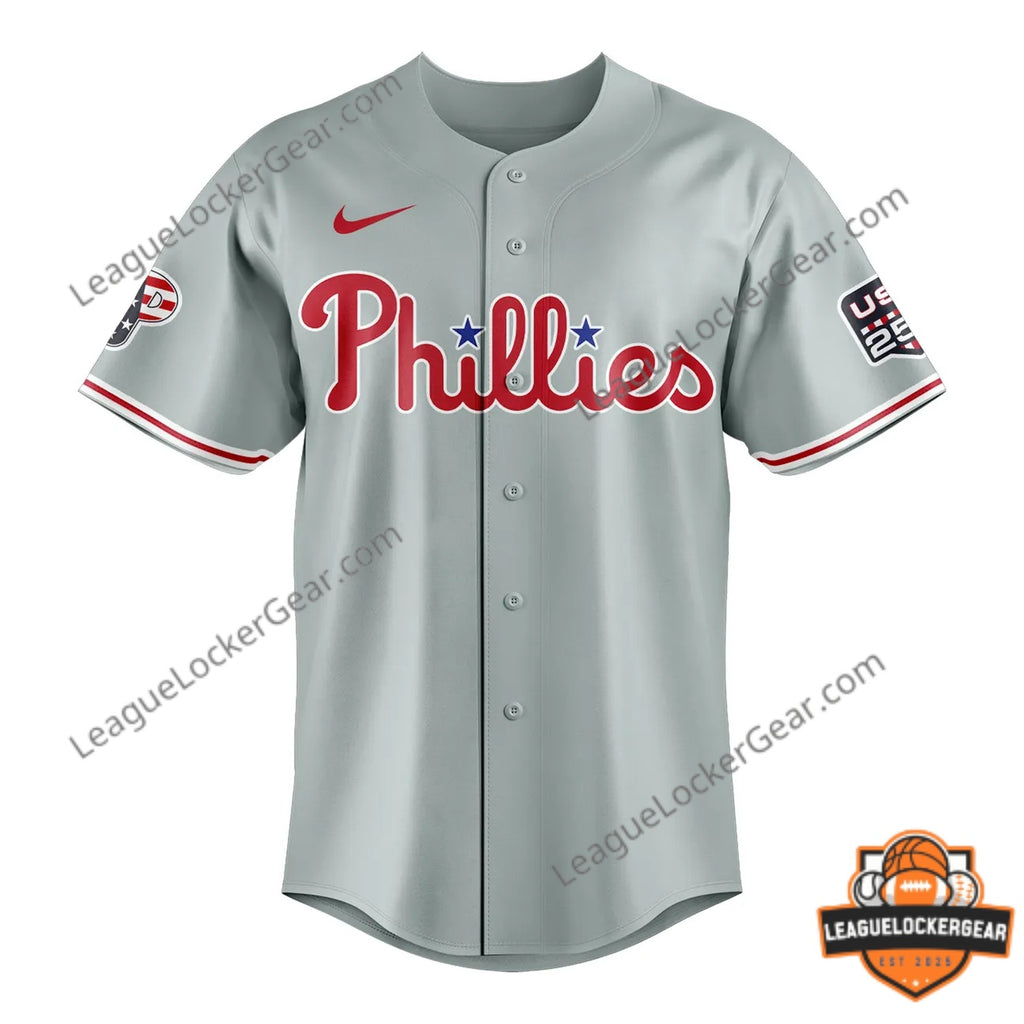 Philadelphia Phillies 4th of July Baseball Jersey
