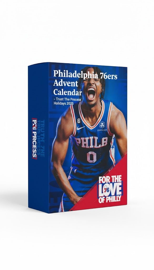 Philadelphia 76ers Advent Calendar 2025 – NBA Christmas Countdown Collectible Gift Set