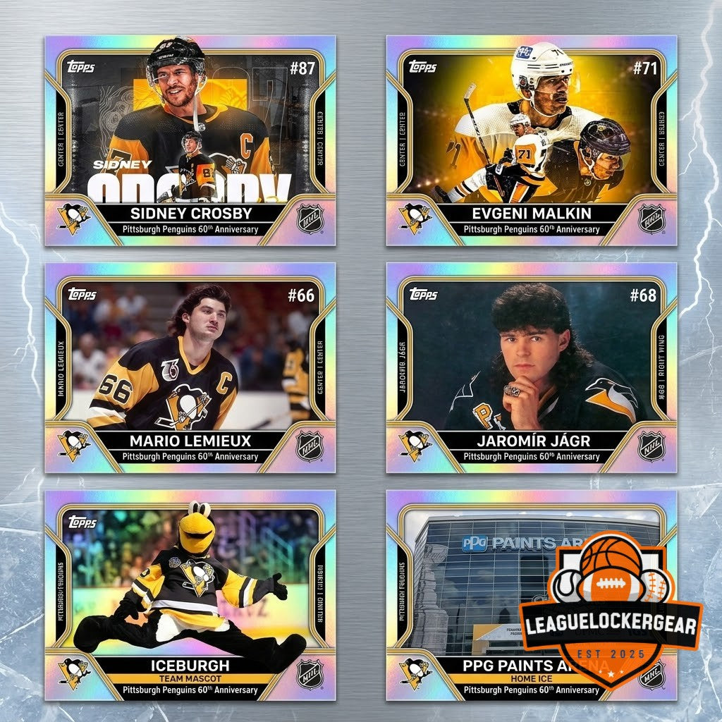 Pittsburgh Penguins 60th Anniversary Trading Card Set