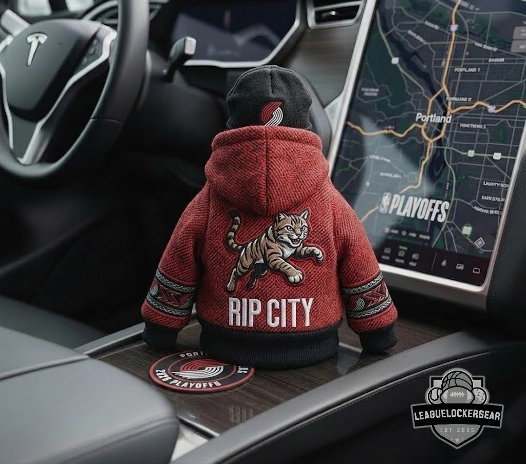 Portland Trail Blazers 2026 NBA Playoffs Car Gear Shift Hoodie