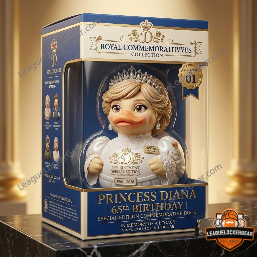 Princess Diana 65th Birthday 1961-2026 Rubber Duck