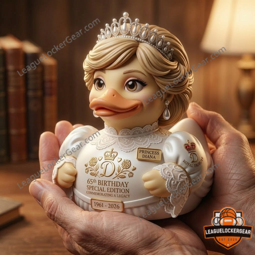 Princess Diana 65th Birthday 1961-2026 Rubber Duck