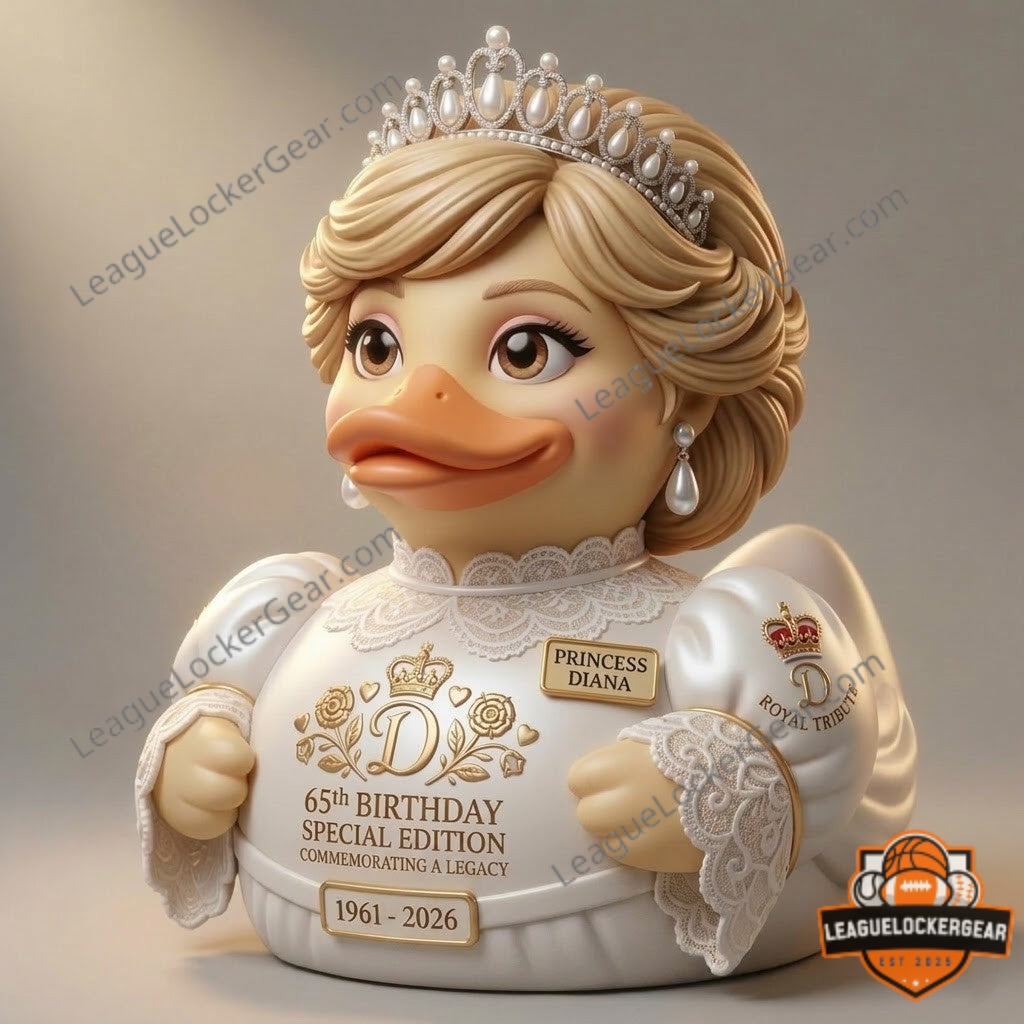Princess Diana 65th Birthday 1961-2026 Rubber Duck