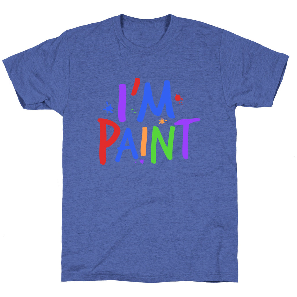 I Love To Finger Paint Couples 2 Unisex Triblend Tee