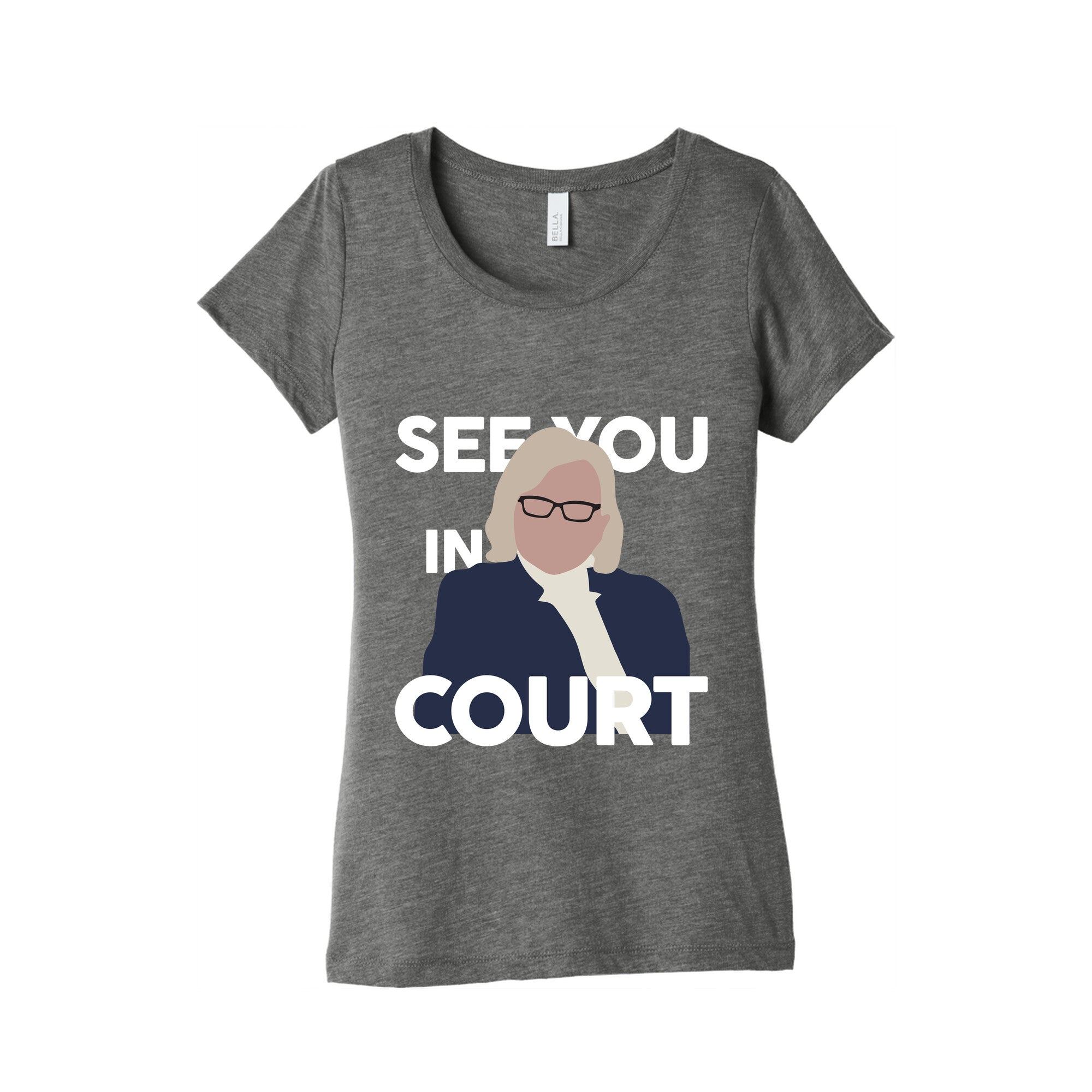 Governor Janet Mills See You In Court  Womens Triblend Tee