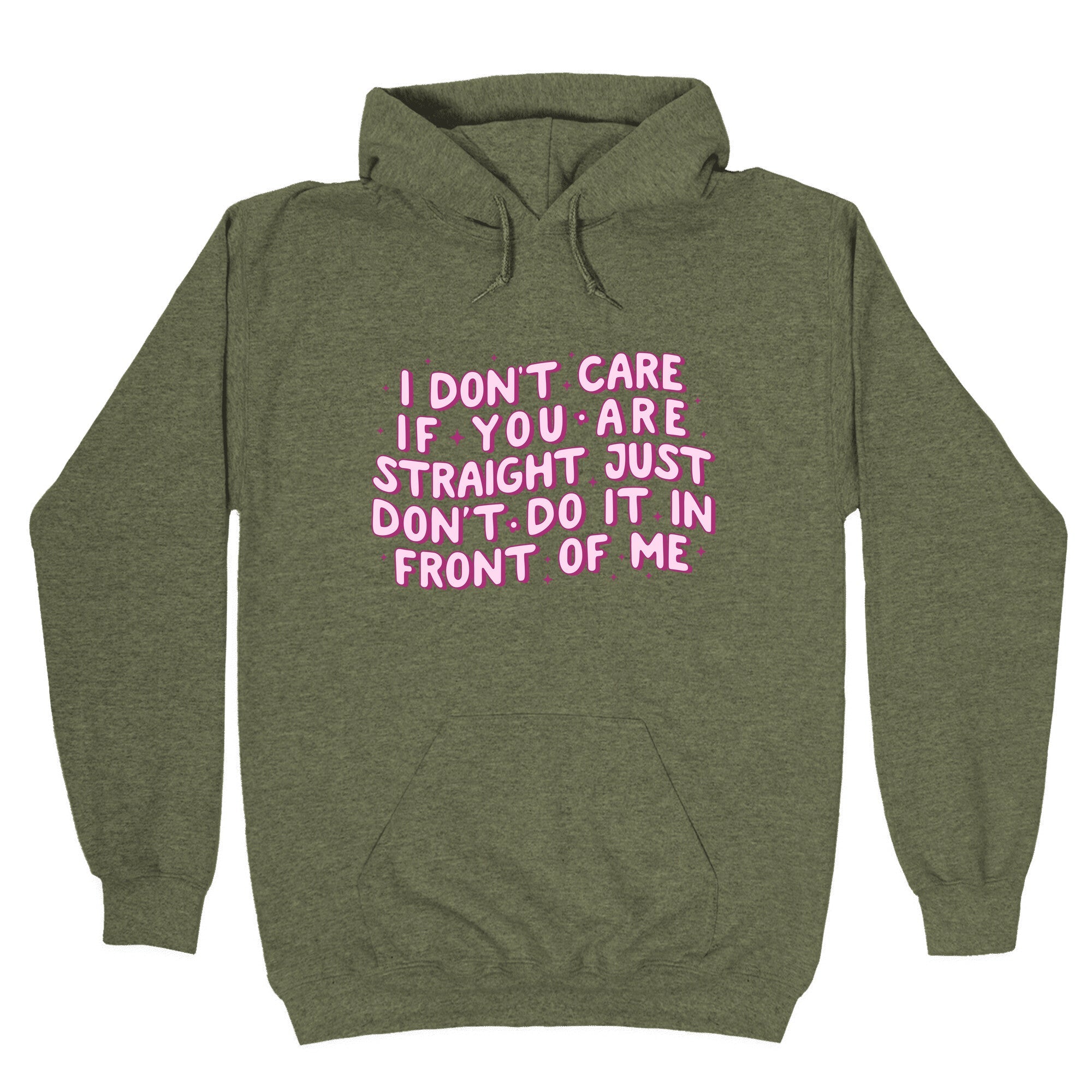 I Dont Care If You Are Straight Hoodie