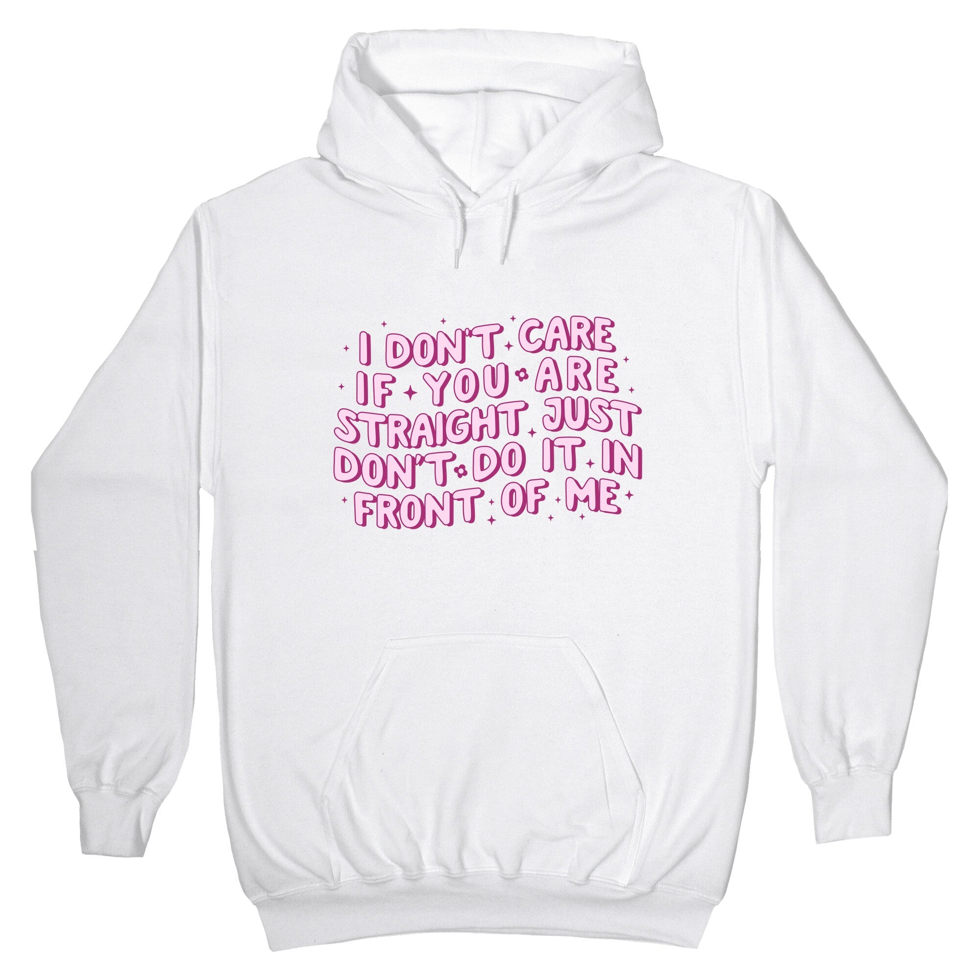 I Dont Care If You Are Straight Hoodie