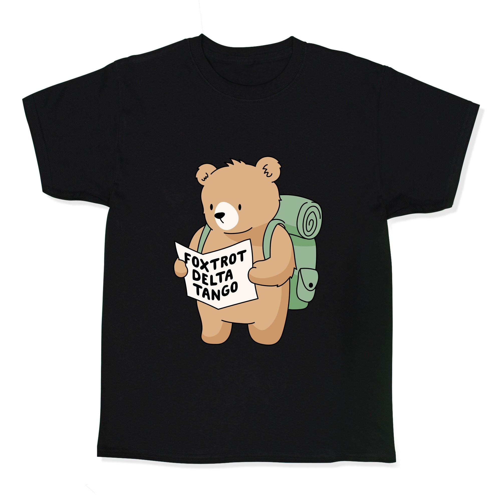 Foxtrot Delta Tango Bear Kids Tee