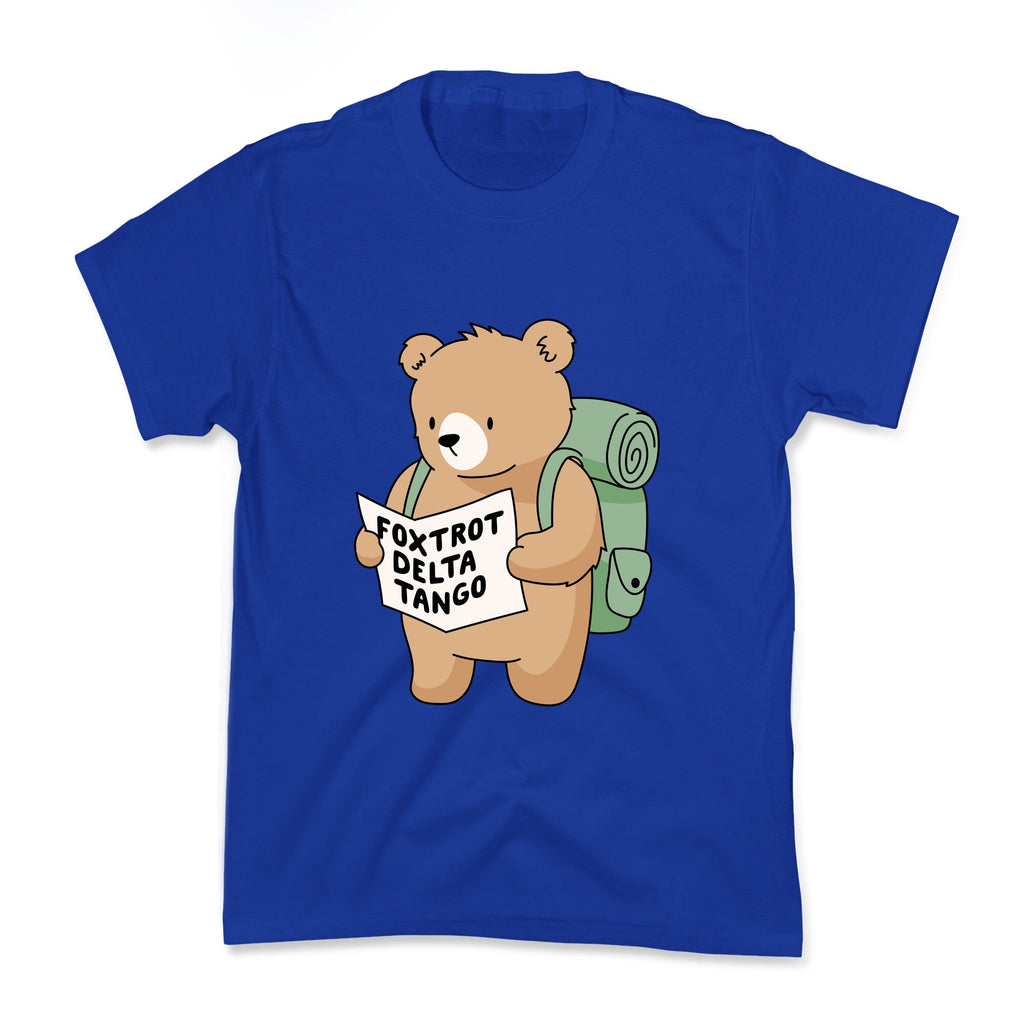 Foxtrot Delta Tango Bear Kids Tee