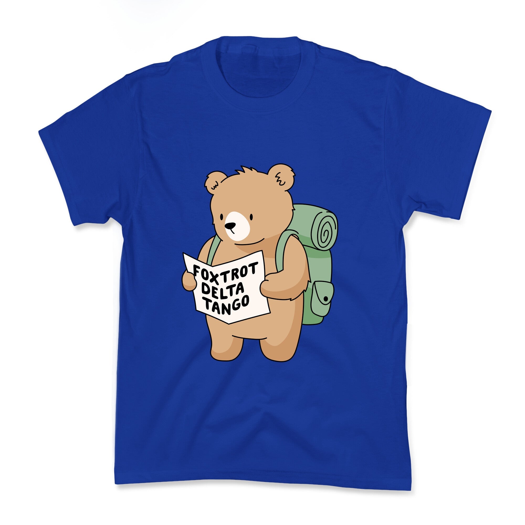 Foxtrot Delta Tango Bear Kids Tee