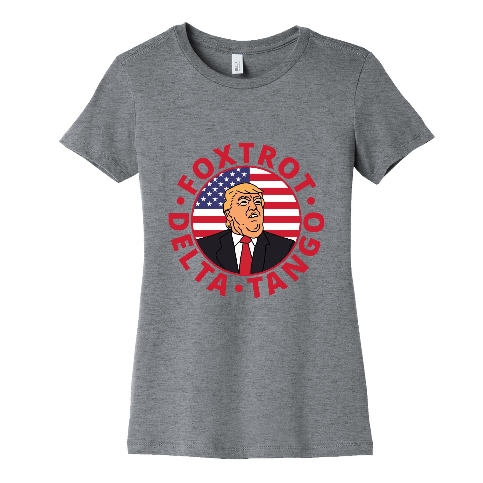 Foxtrot Delta Tango Trump Womens Cotton Tee